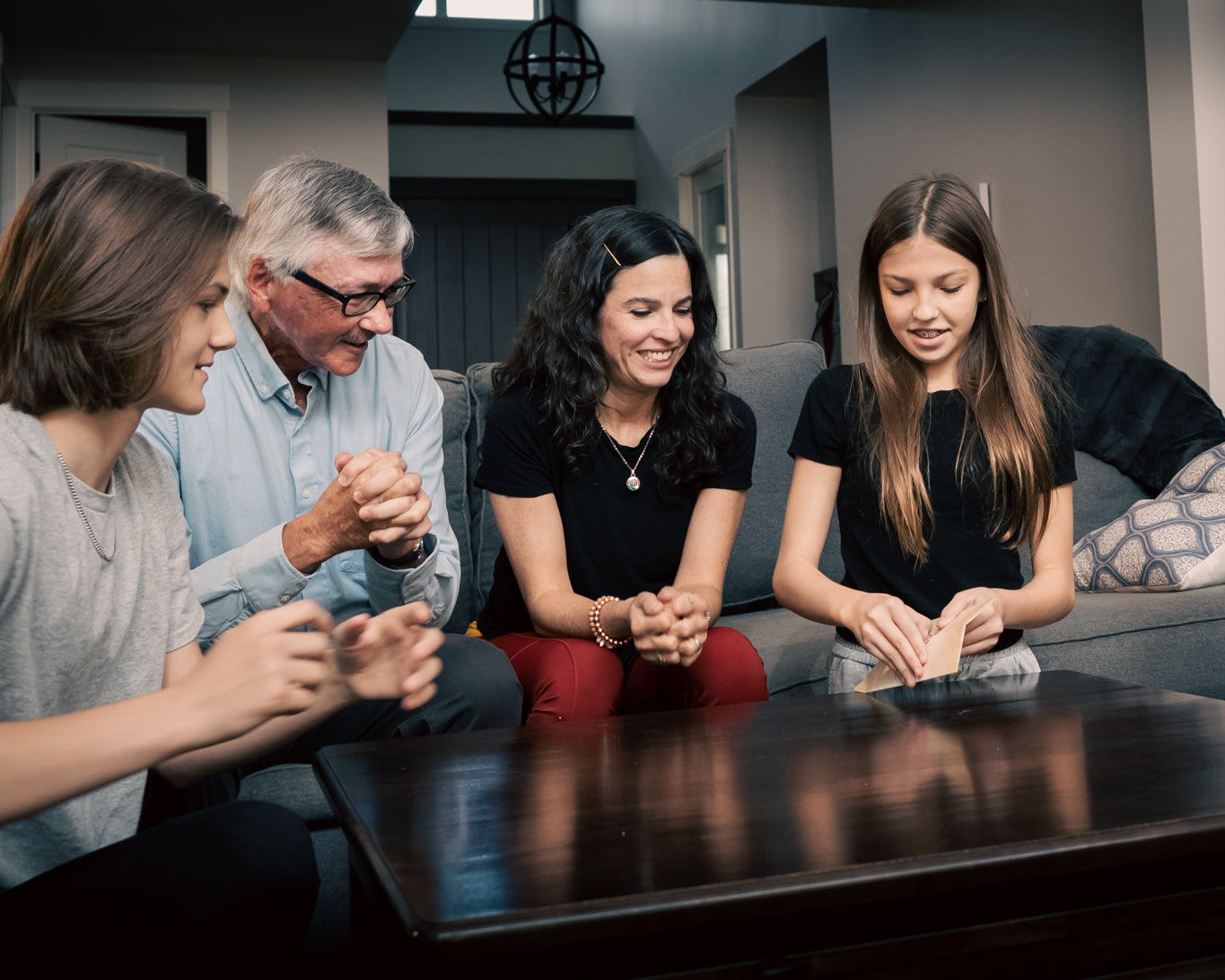 Games Night in an envelope and tabletop Escape Room Game. Similar to an Exit Game. Same genre as murder mystery. Solve mysteries together as a family and open up the story. Have fun together.