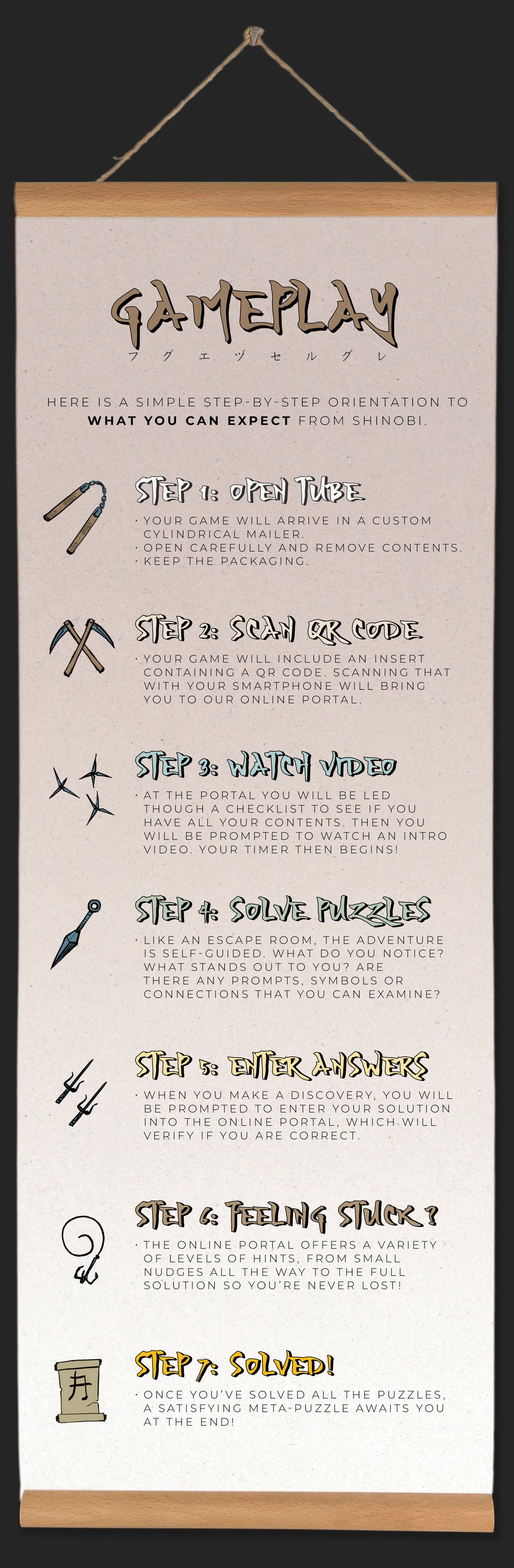 Games Night in an envelope and tabletop Escape Room Game. Similar to an Exit Game. Same genre as murder mystery. How to Play.