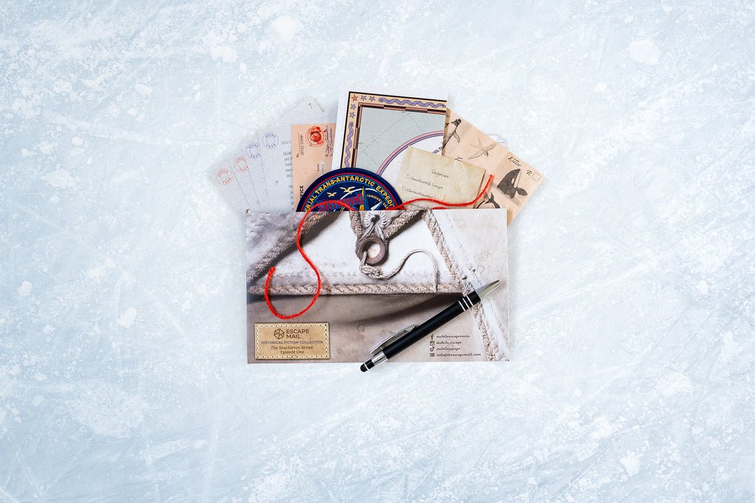 Games Night in an envelope and tabletop Escape Room Game. Similar to an Exit Game. Same genre as murder mystery.