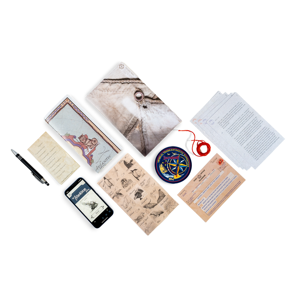 Games Night in an envelope and tabletop Escape Room Game. Similar to an Exit Game. Same genre as murder mystery.