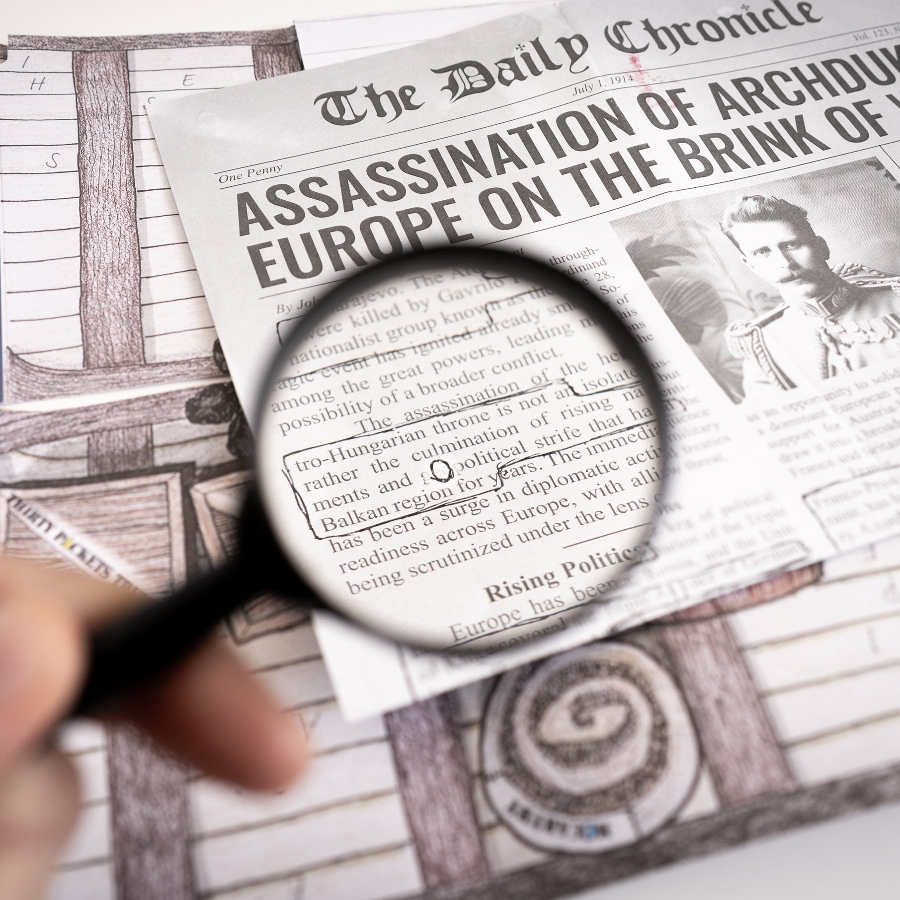 Games Night in an envelope and tabletop Escape Room Game. Similar to an Exit Game. Same genre as murder mystery. Shackleton true story investigating article to find clues.