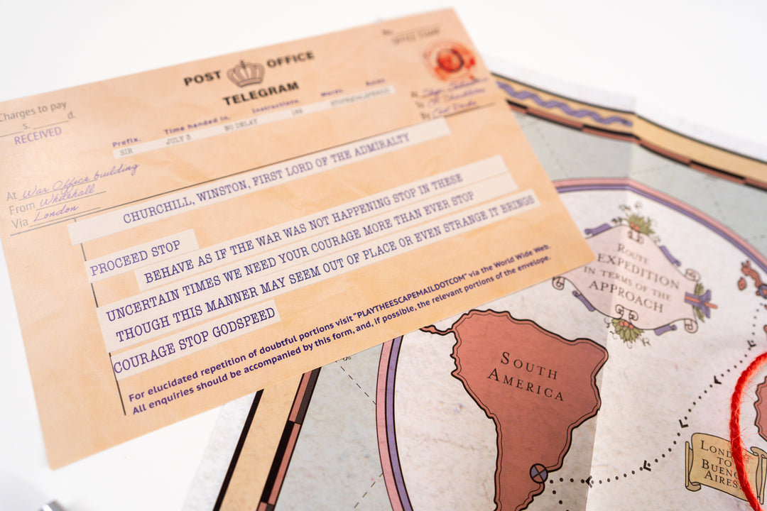 Games Night in an envelope and tabletop Escape Room Game. Similar to an Exit Game. Same genre as murder mystery.